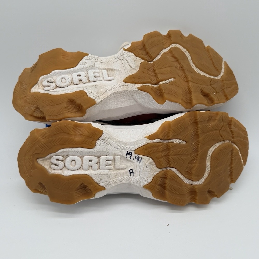 Sorel Shoes Women's Red 9 Kinetic Breakthru Tech Lace Up Trail Sneaker Running - Picture 6 of 9